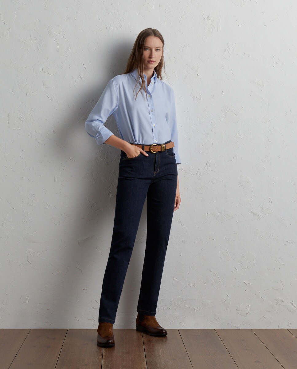 Jean semicigarette 5 poches