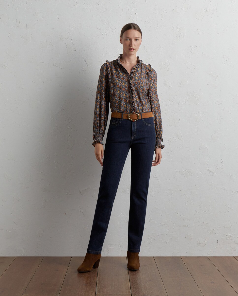 Jean semicigarette 5 poches