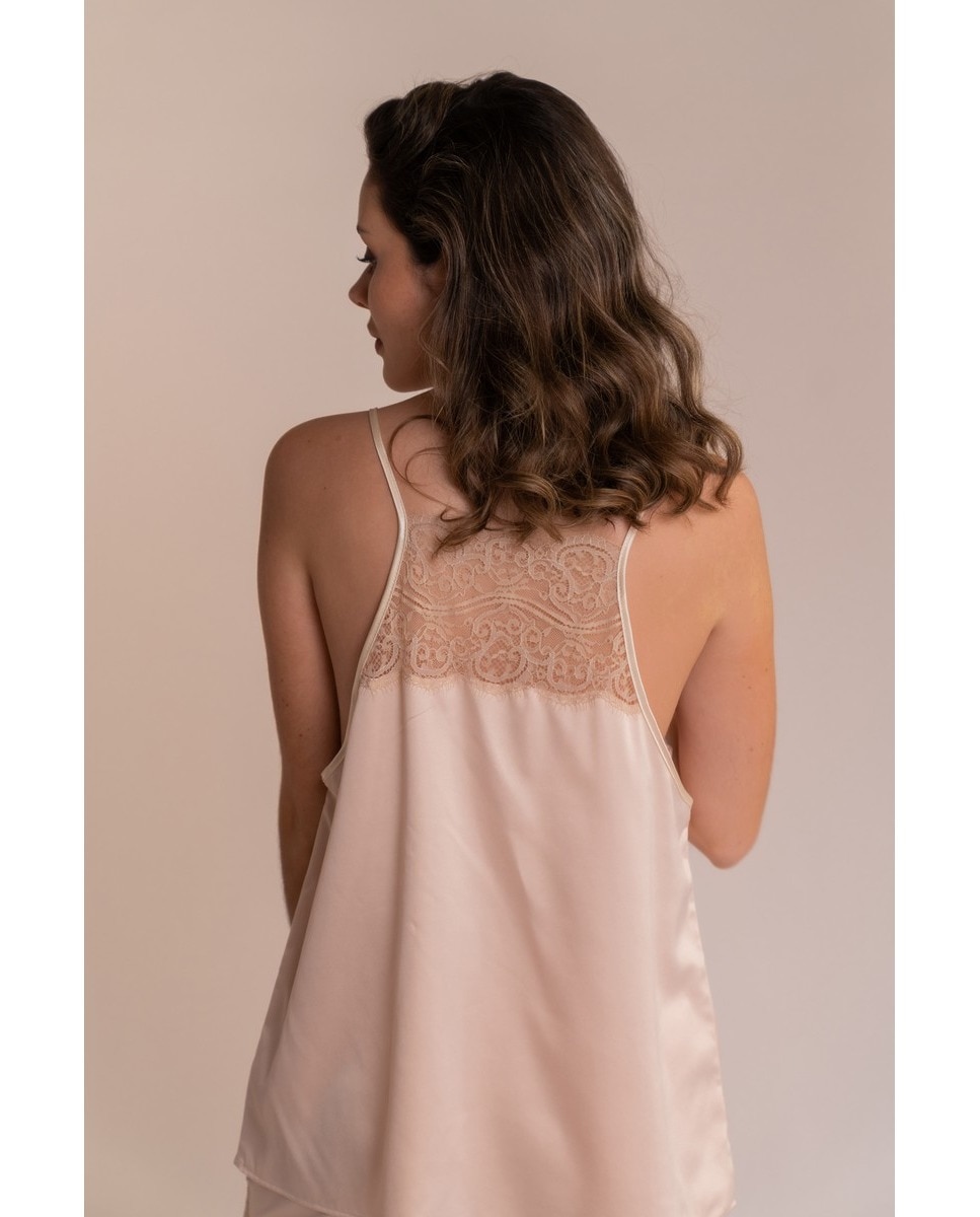 Pijama Top & Calções Champagne Glam 2