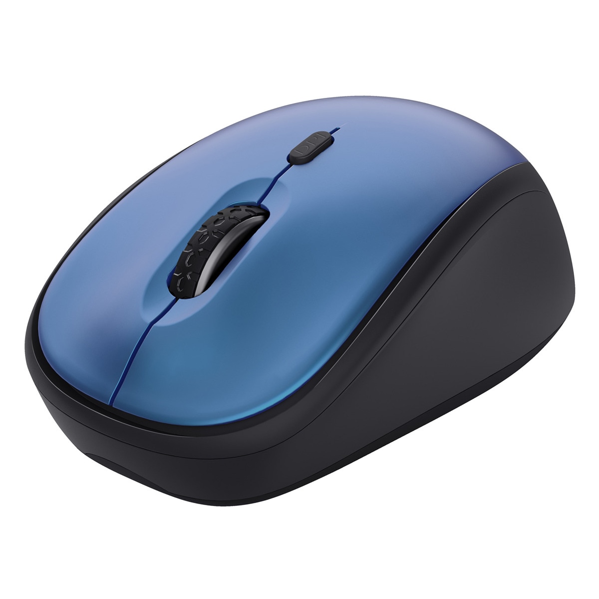 Ratón inalámbrico silencioso Trust Yvi+ azul Azul-2