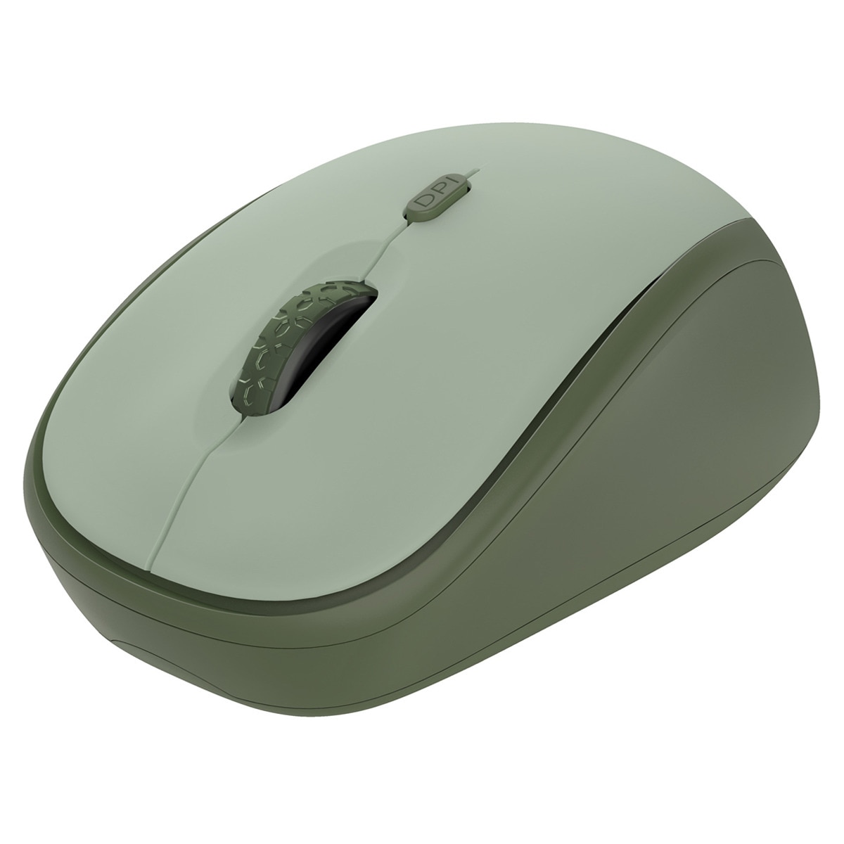 Ratón inalámbrico silencioso Trust Yvi+ verde Verde-2