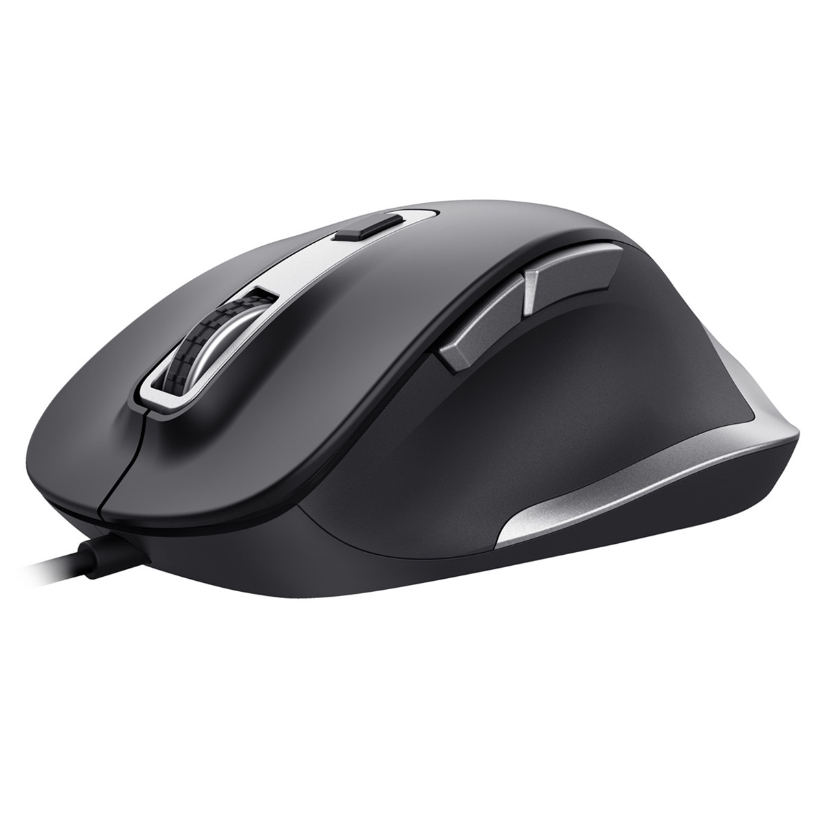 Ratón con cable ergonómico Trust Fyda Eco negro Negro-2