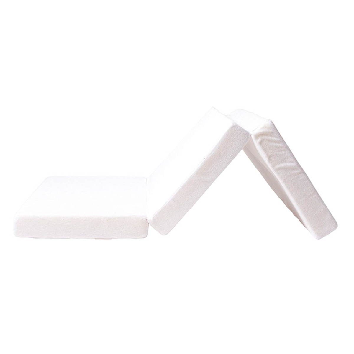 Colchón Olmitos de rizo plegable Blanco-2