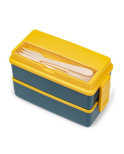 Imagen 0 de Fiambrera hermética de 2 alturas para guardar alimentos