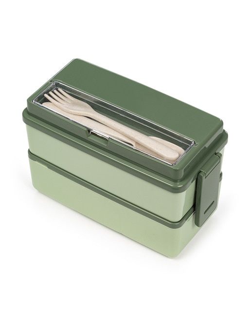 Imagen 0 de Fiambrera hermética de 2 alturas para guardar alimentos