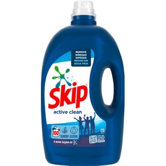 Detergente Líquido para Máquina de Roupa Active Clean embalagem 100 doses - Skip