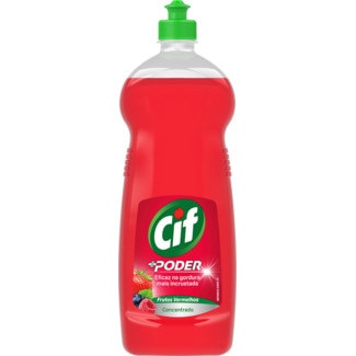 Detergente de Lavagem à Mão para Loiça Concentrado Frutos Vermelhos embalagem 1 L - Cif