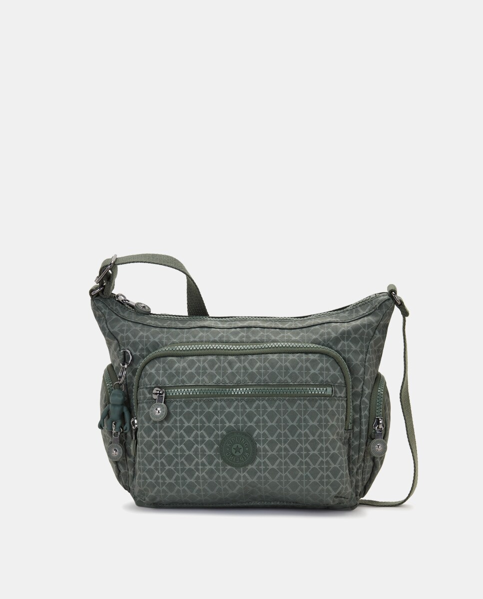 Sac à bandoulière moyen zippé avec poche avant