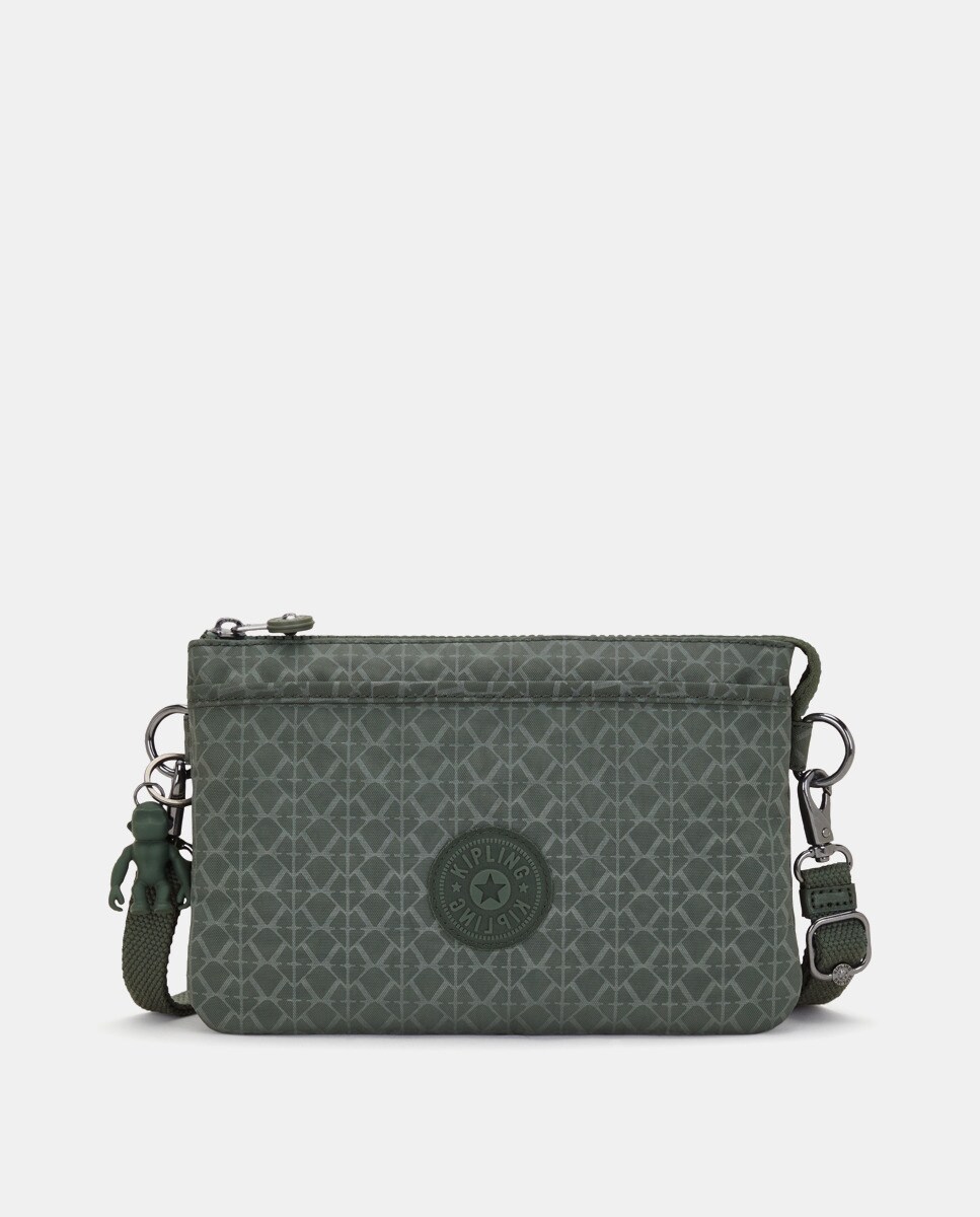 Sac à bandoulière moyen zippé avec poche avant