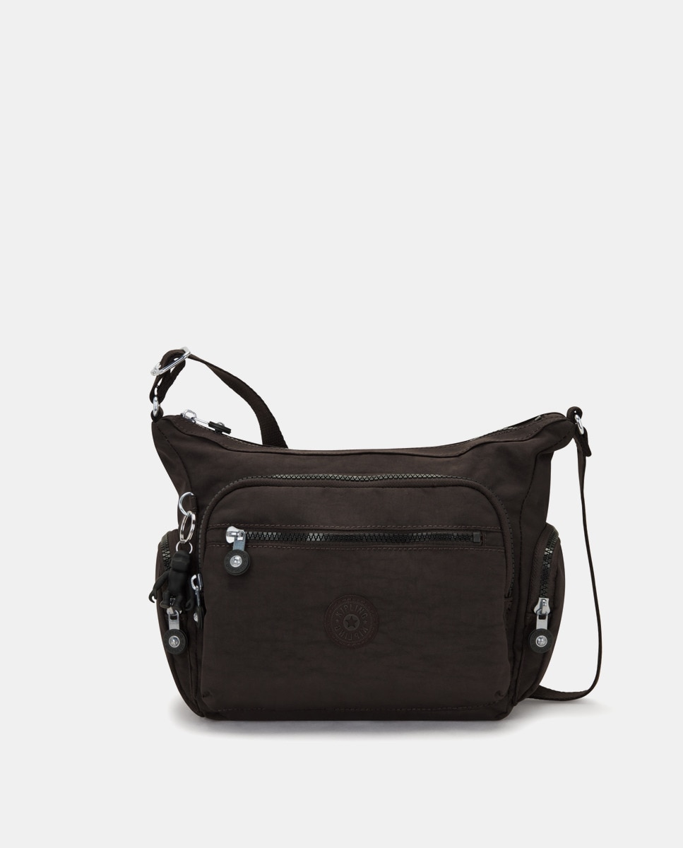 Sac à bandoulière Gabbie S zippé foncé