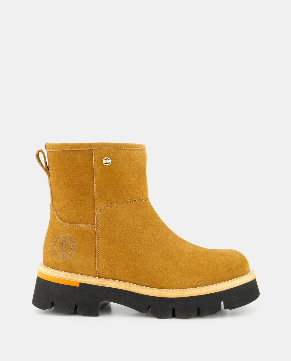 Bottines Laia nubuck Waterproof fourrées avec semelle track