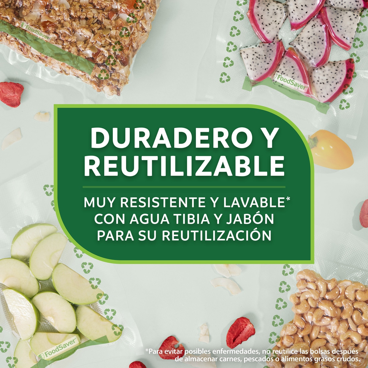 Acessório Rolos de Vácuo FoodSaver® FSRE2802X-01 - 2 Rolos de 28 cm X 3 m 4