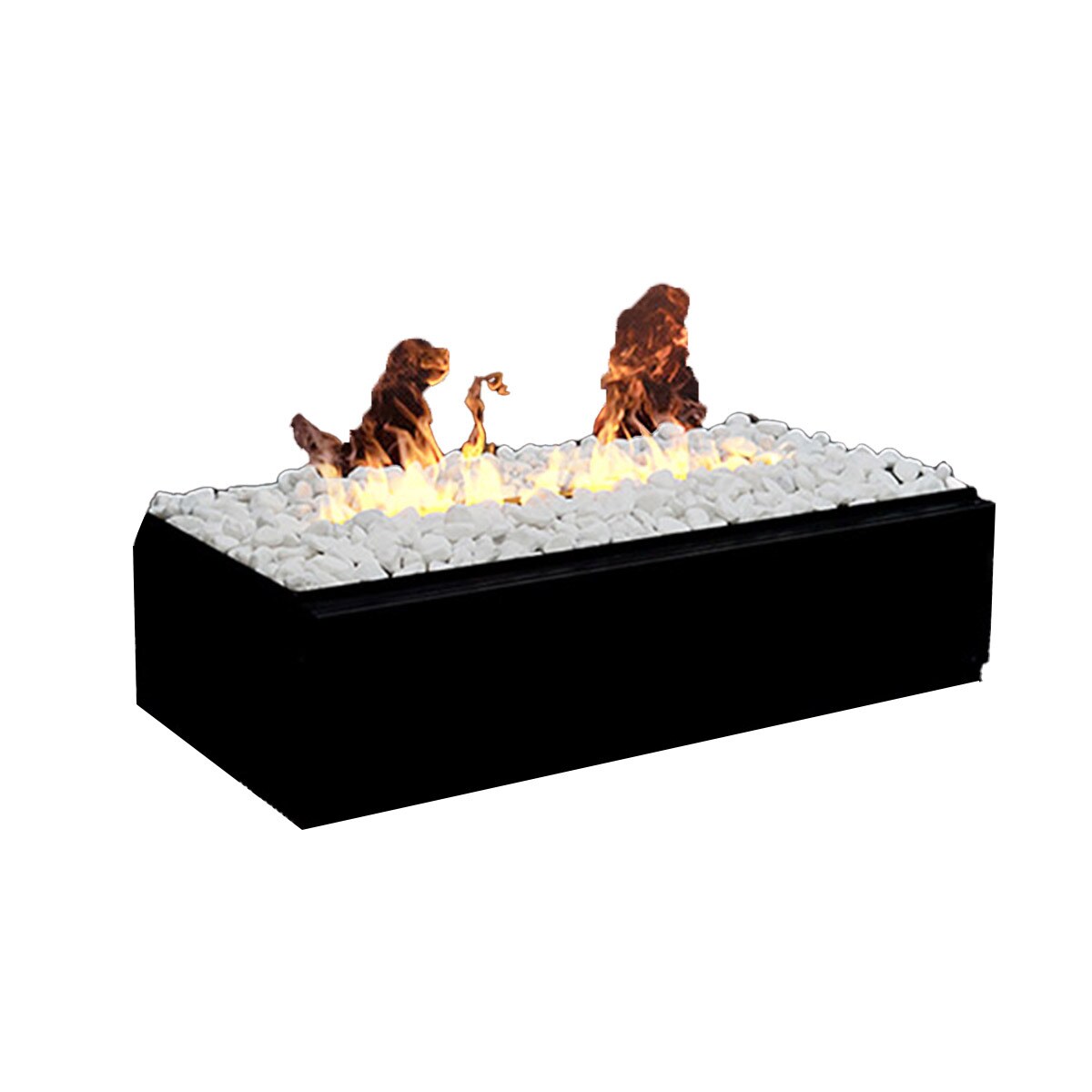 Cassette Eléctrico Vapor Maggie L con Efecto Piedras Negro-1
