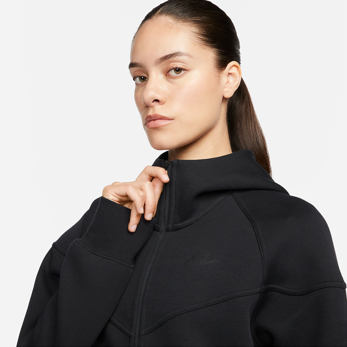 Casaco de Mulher Sportswear Tech Fleece Windrunner Preto-3