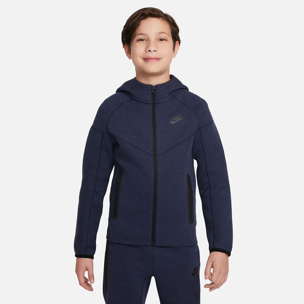 Sweatshirt de menino Sportswear Tech Fleece Nike Azul-1