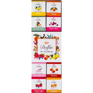 Chocolates Sortidos Napolitanas Pack Gift caixa 108 g - Dolfin