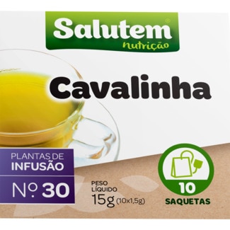 Infusão de Cavalinha embalagem 10 unidades - Salutem
