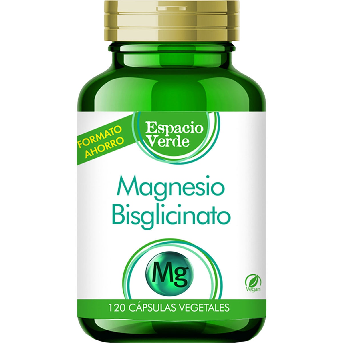 magnesio bisciglinato bote 120 capsulas vegetales