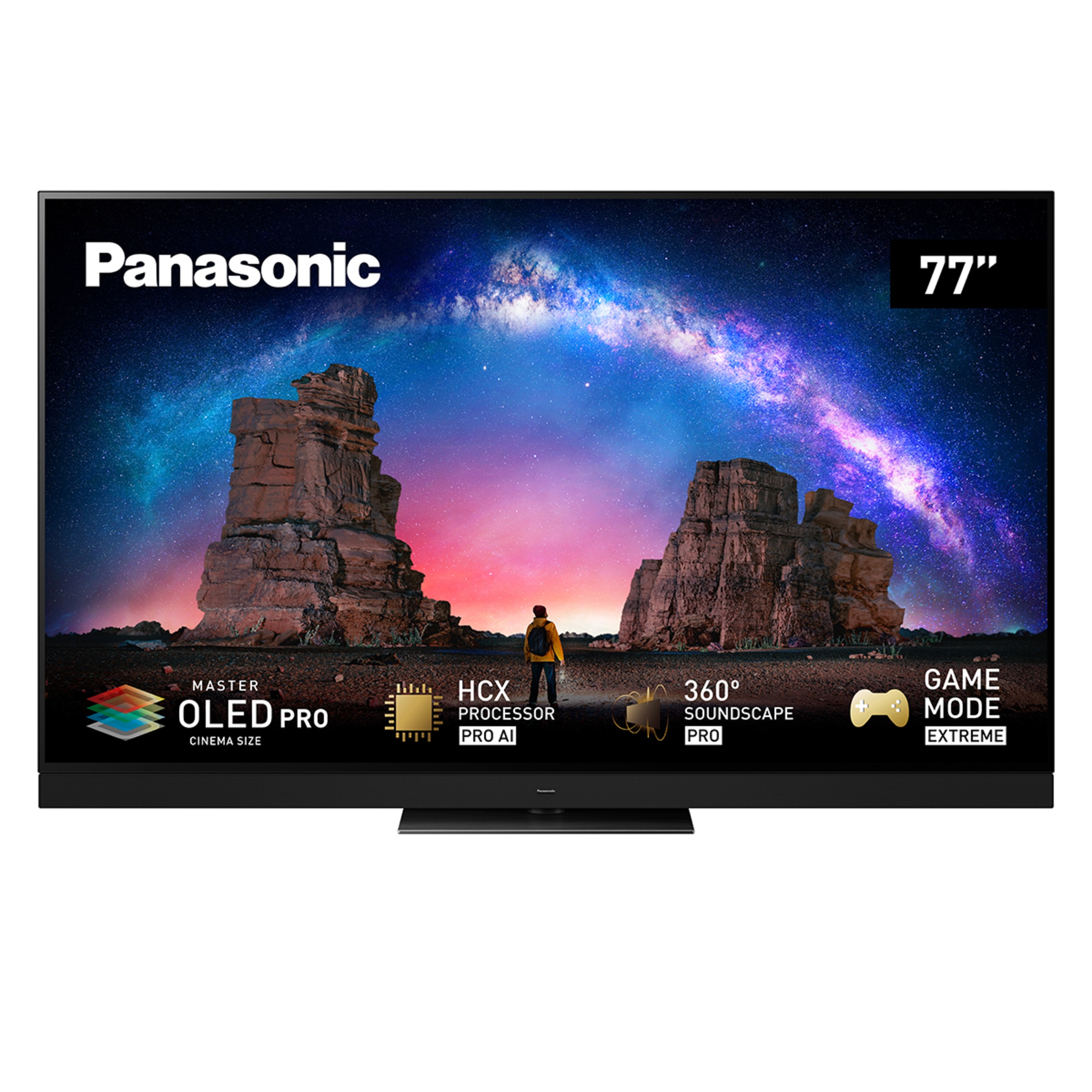 TV OLED 195,6 cm (77'') Panasonic TX-7MZ2000E 4K HDR, HCX Pro AI, Dolby Vision IQ, HDR10, Tuned by Technics (Reacondicionado Grado D) Negro-1