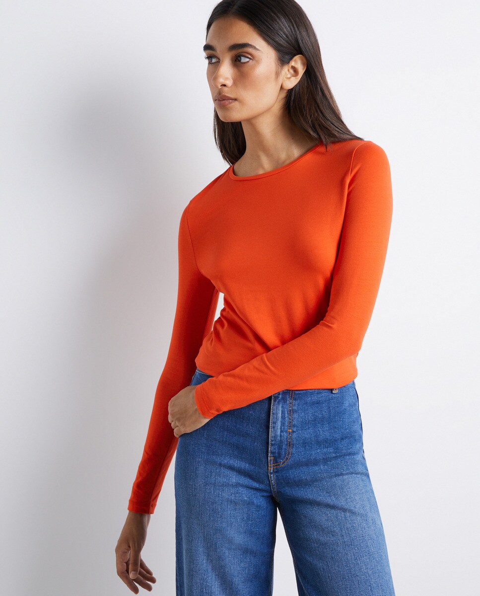 Tshirt basic à manches longues