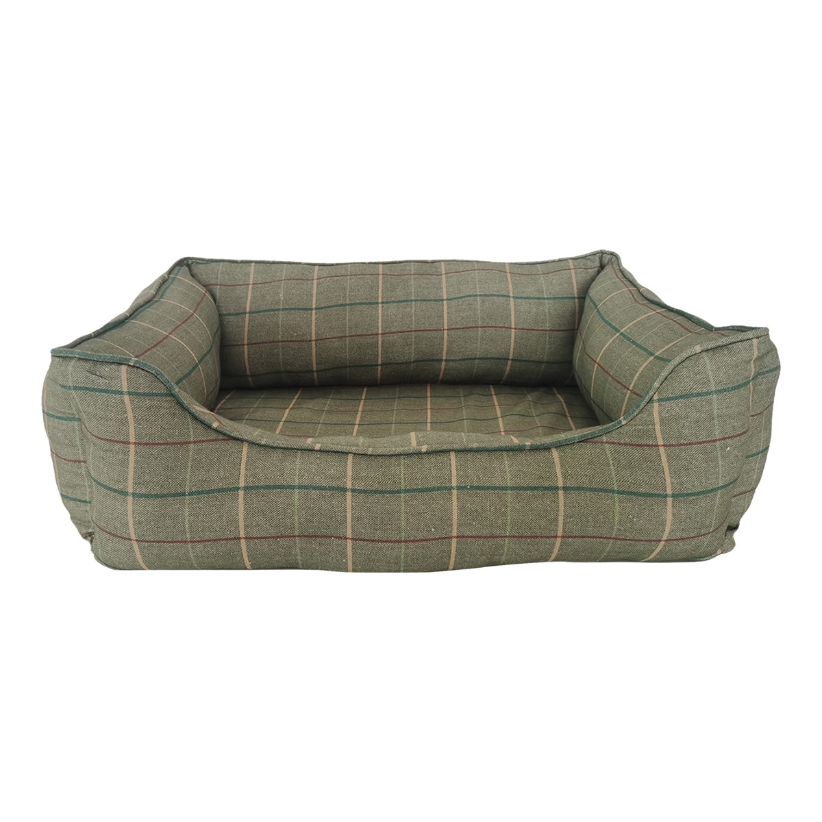 Cama Fred Rita para perros y gatos tartán cojín memory foam