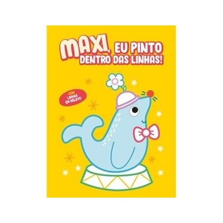 Imagem 0 de Maxi eu pinto dentro das linhas amarelo