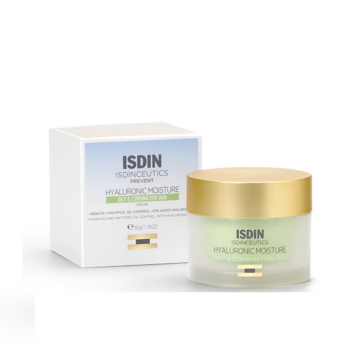 Creme Hidratante Hyaluronic Moisture Oily Isdinceutics - 50 g 1