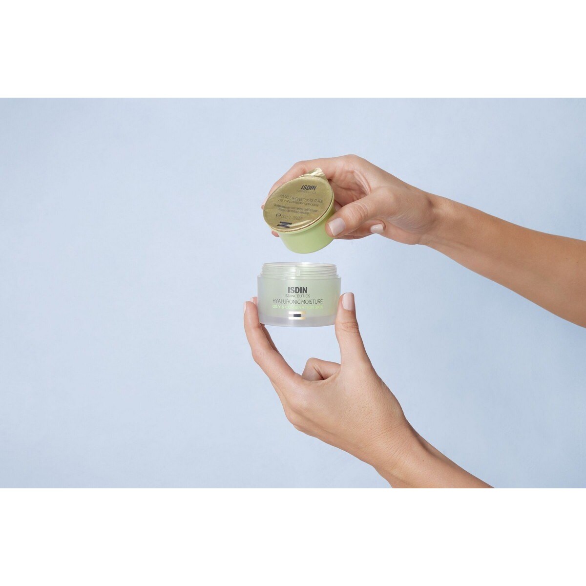 Refill Creme Hidratante Hyaluronic Moisture Oily Isdinceutics - 50 g 2