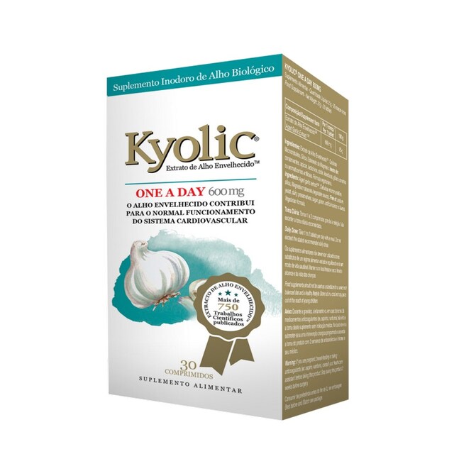 Imagem 0 de Suplemento Alimentar Kyolic One a Day 600 mg - 30 Comp.