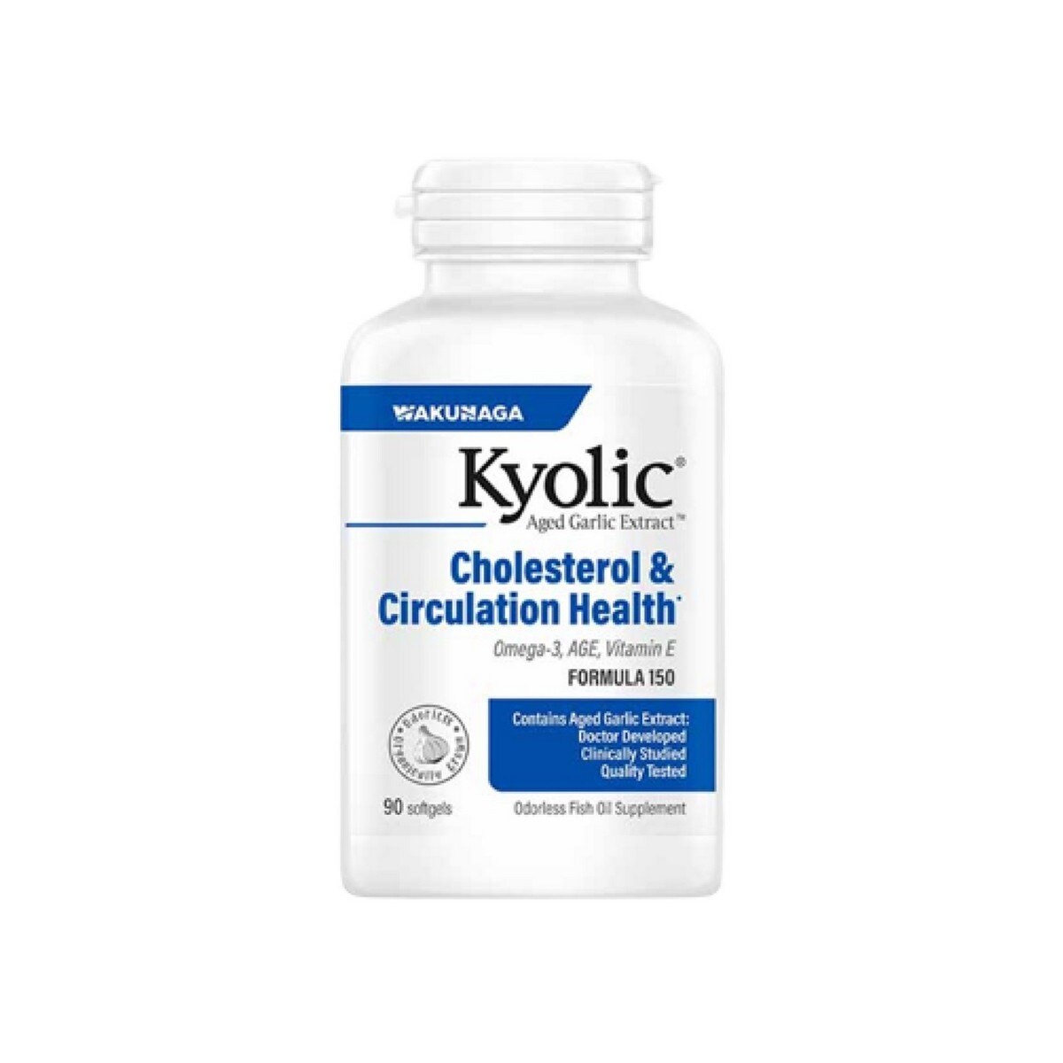 Suplemento Alimentar Kyolic Ómega 3 - 90 Cápsulas Moles 1
