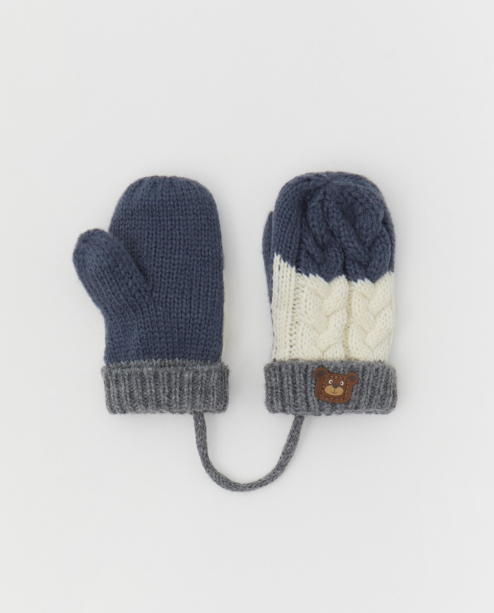 Gants broderie visage