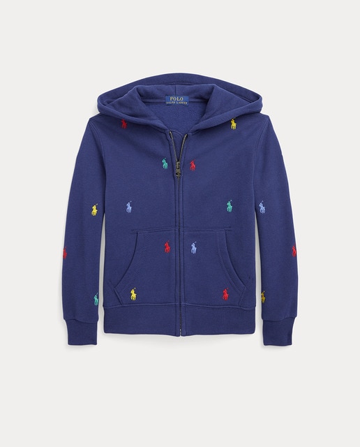 Imagen 0 de Sudadera de niño con capucha y multibordados