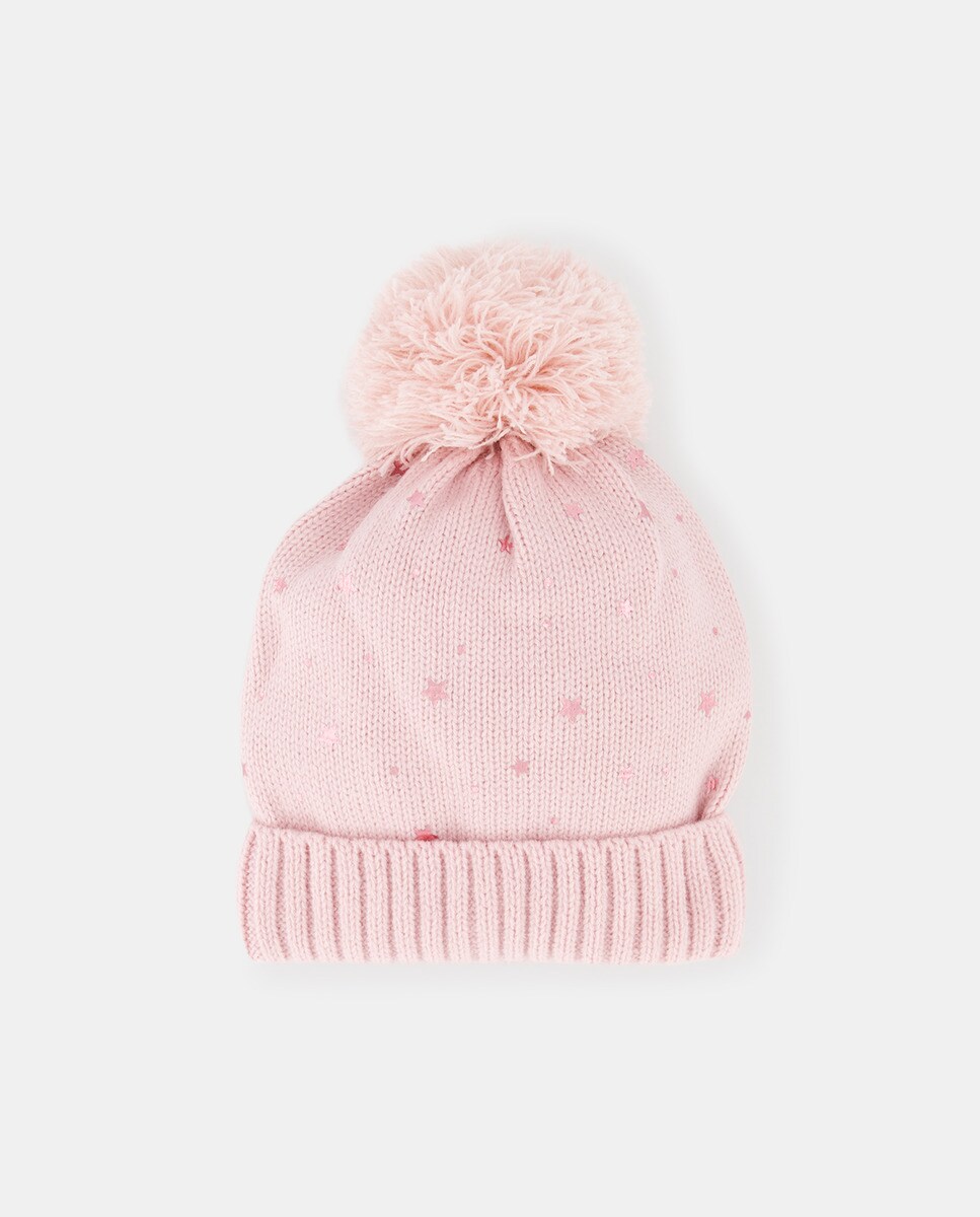 Bonnet étoiles foil assorti