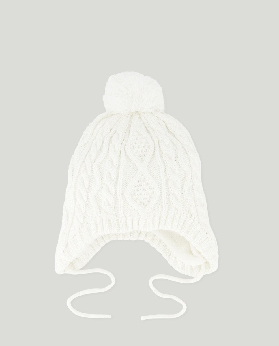 Bonnet losanges assorti