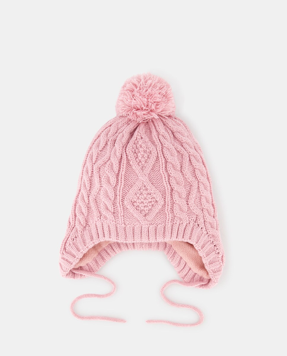 Bonnet losanges assorti