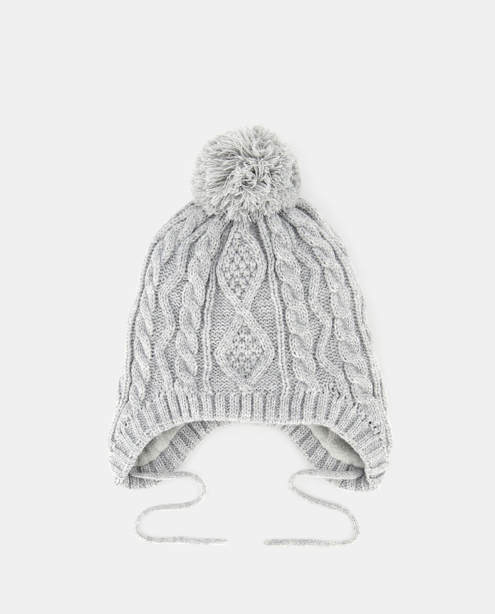 Bonnet losanges assorti