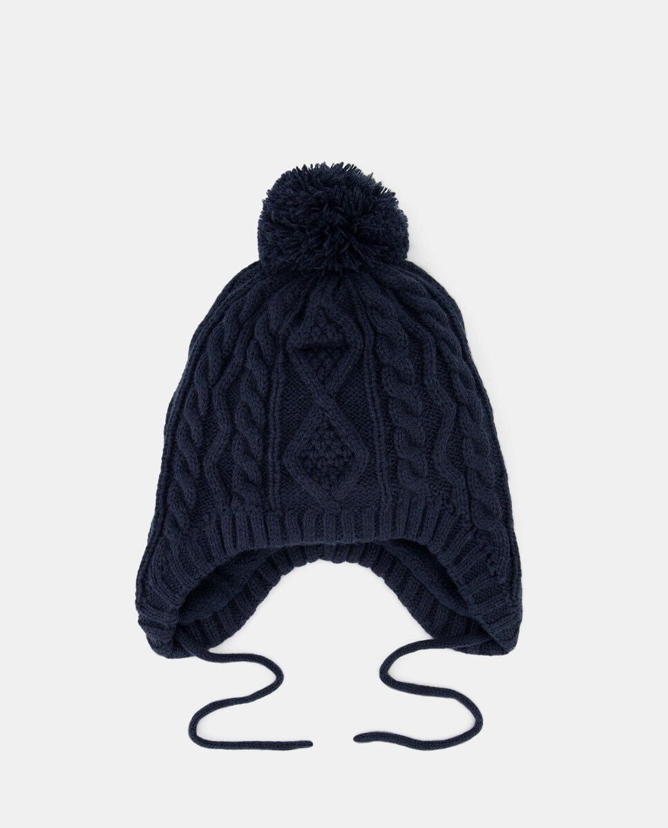 Bonnet losanges assorti