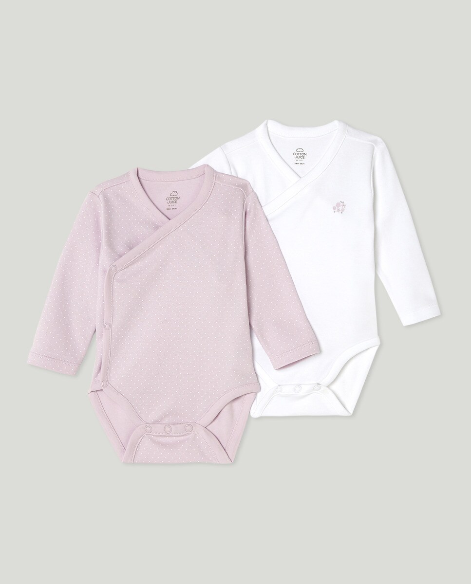 Lot de deux bodies à motif