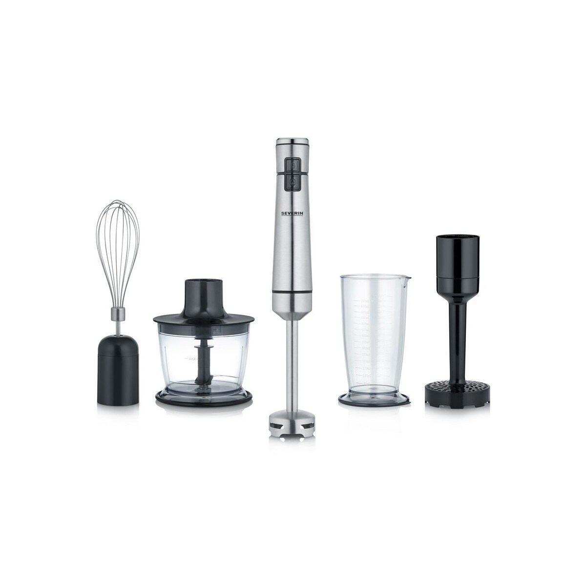 Varinha Mágica Severin SM 3775 de 100 W sem Fios e com Acessórios - Preto e Inox Inox/Preto-4