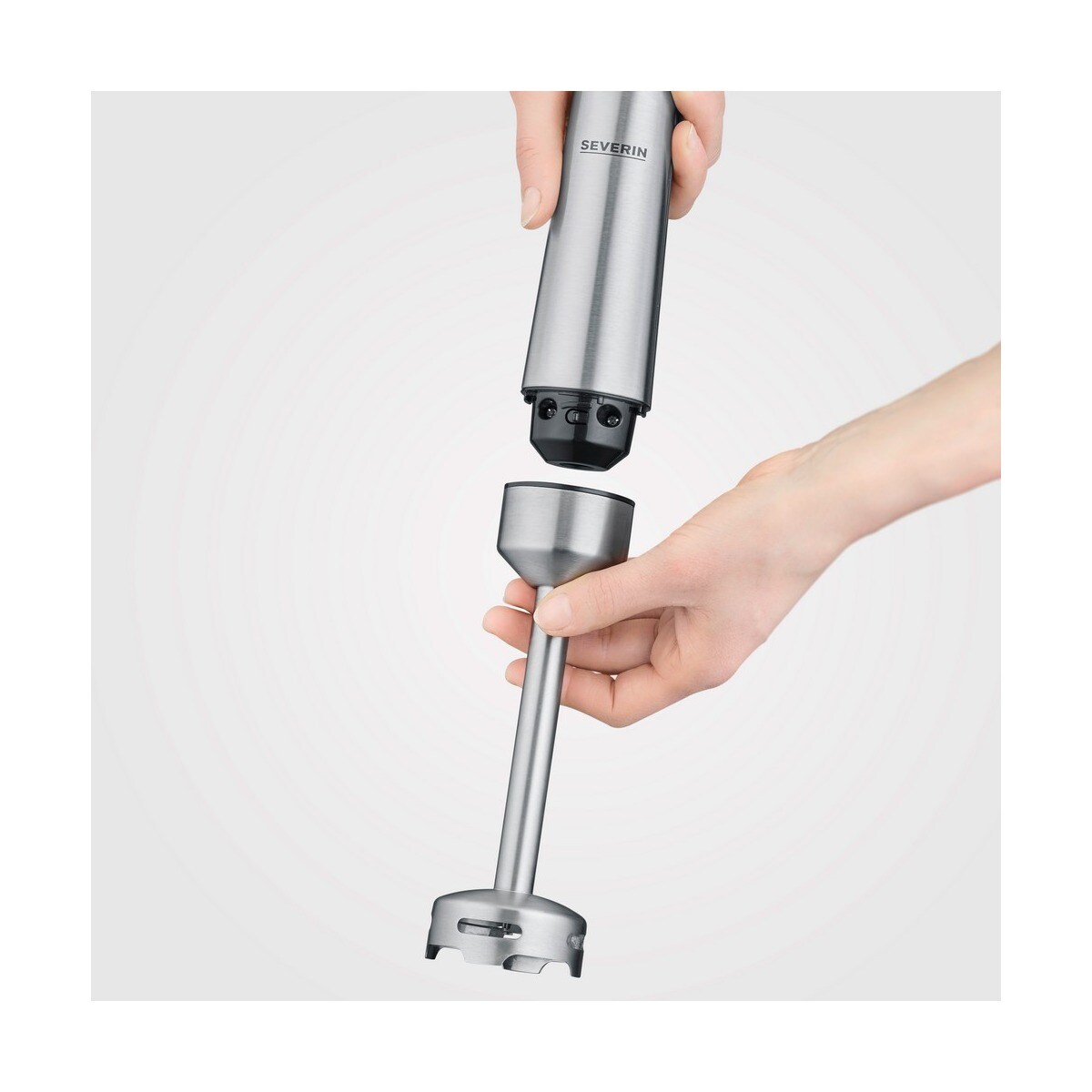 Varinha Mágica Severin SM 3775 de 100 W sem Fios e com Acessórios - Preto e Inox Inox/Preto-2