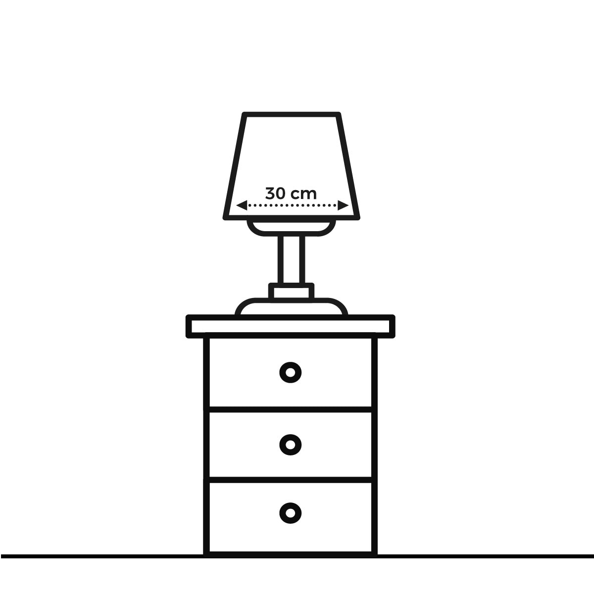 Abajur tronco Niza Branco-marfim-6