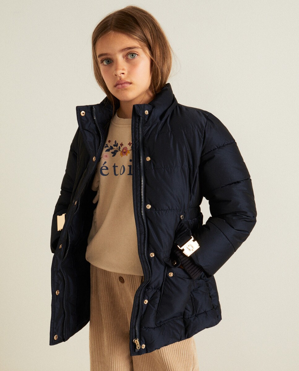 Doudoune à capuche amovible