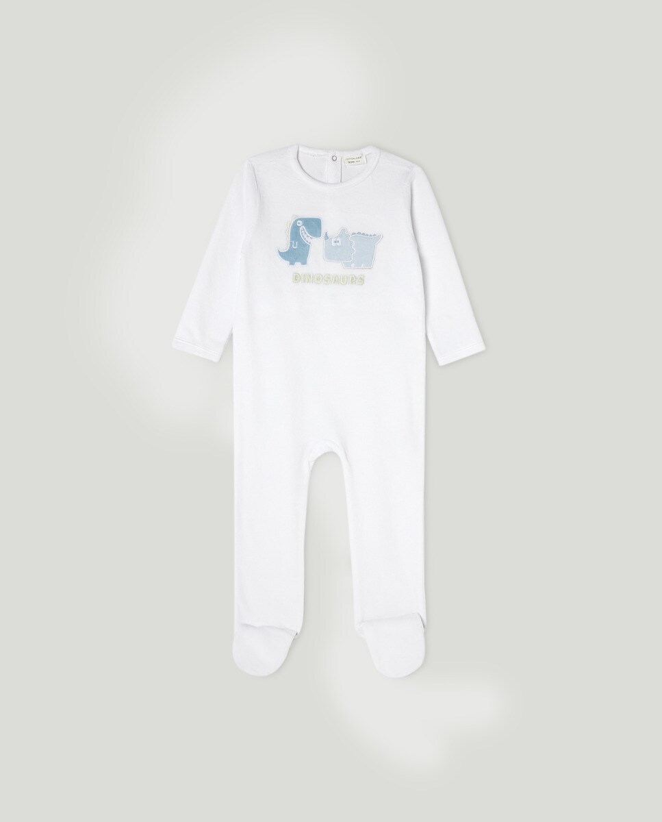 Grenouillère à imprimé dinosaures