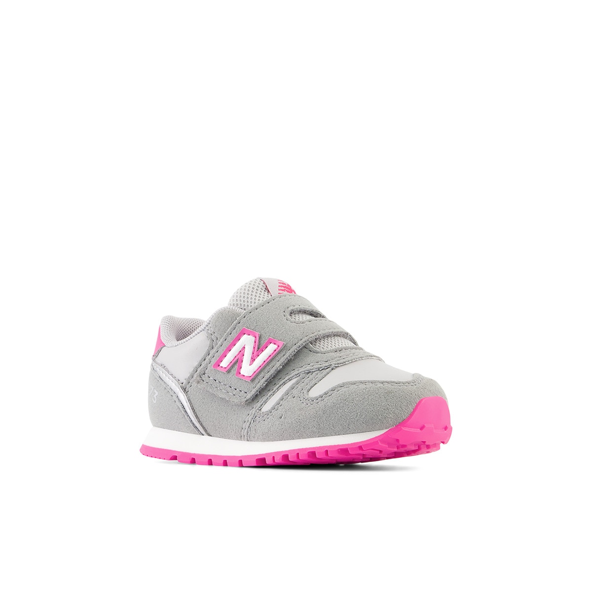 Sapatilhas Casual de Criança 373 Hook and Loop New Balance Cinzento / Rosa-2