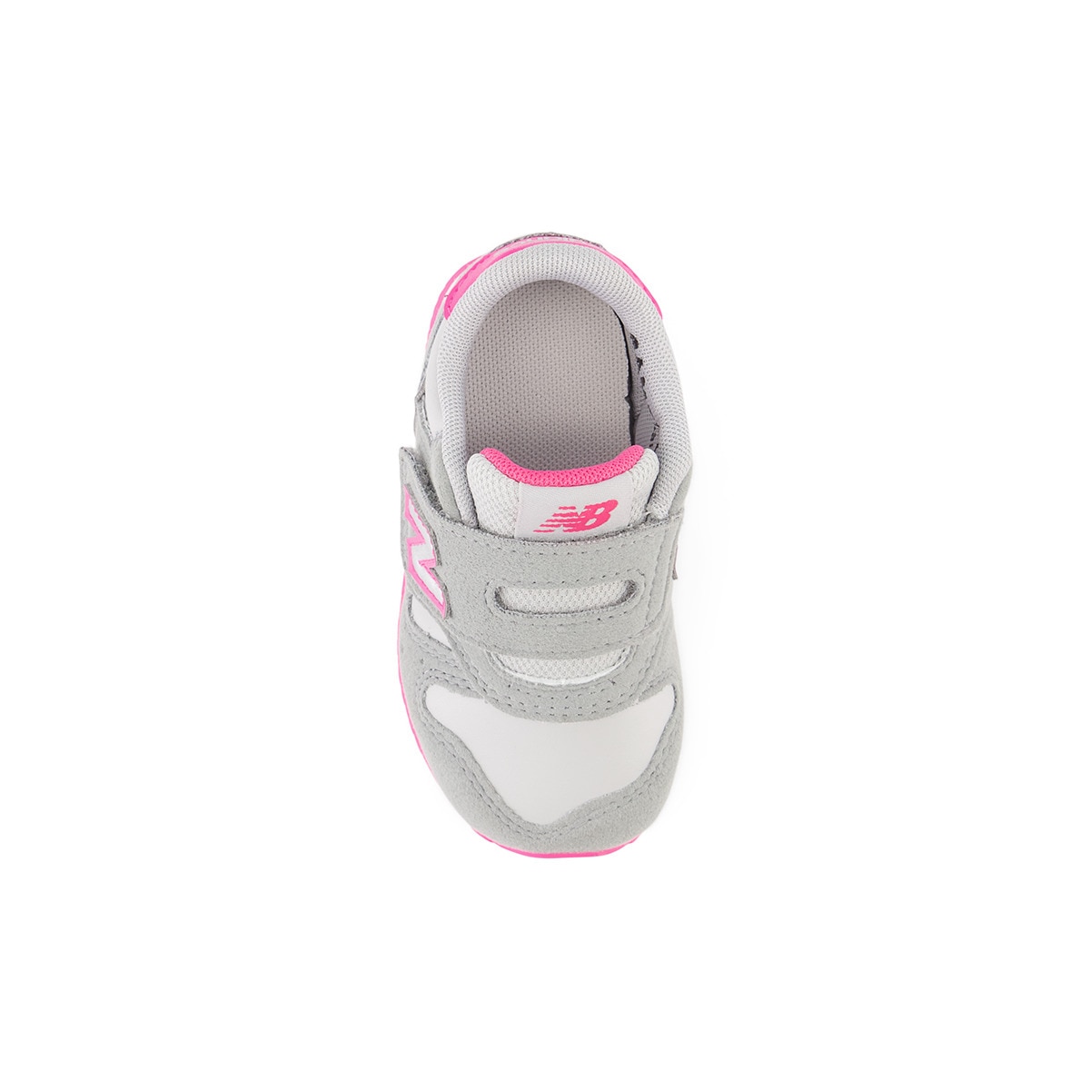 Sapatilhas Casual de Criança 373 Hook and Loop New Balance Cinzento / Rosa-3