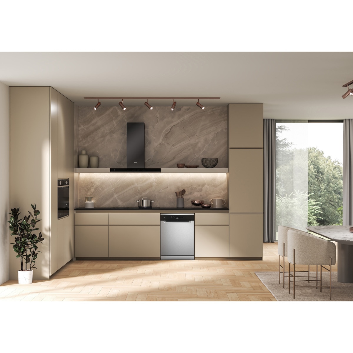 Lavavajillas Whirpool 14 servicios, 60 cm - W2F HD624 X Inox-3