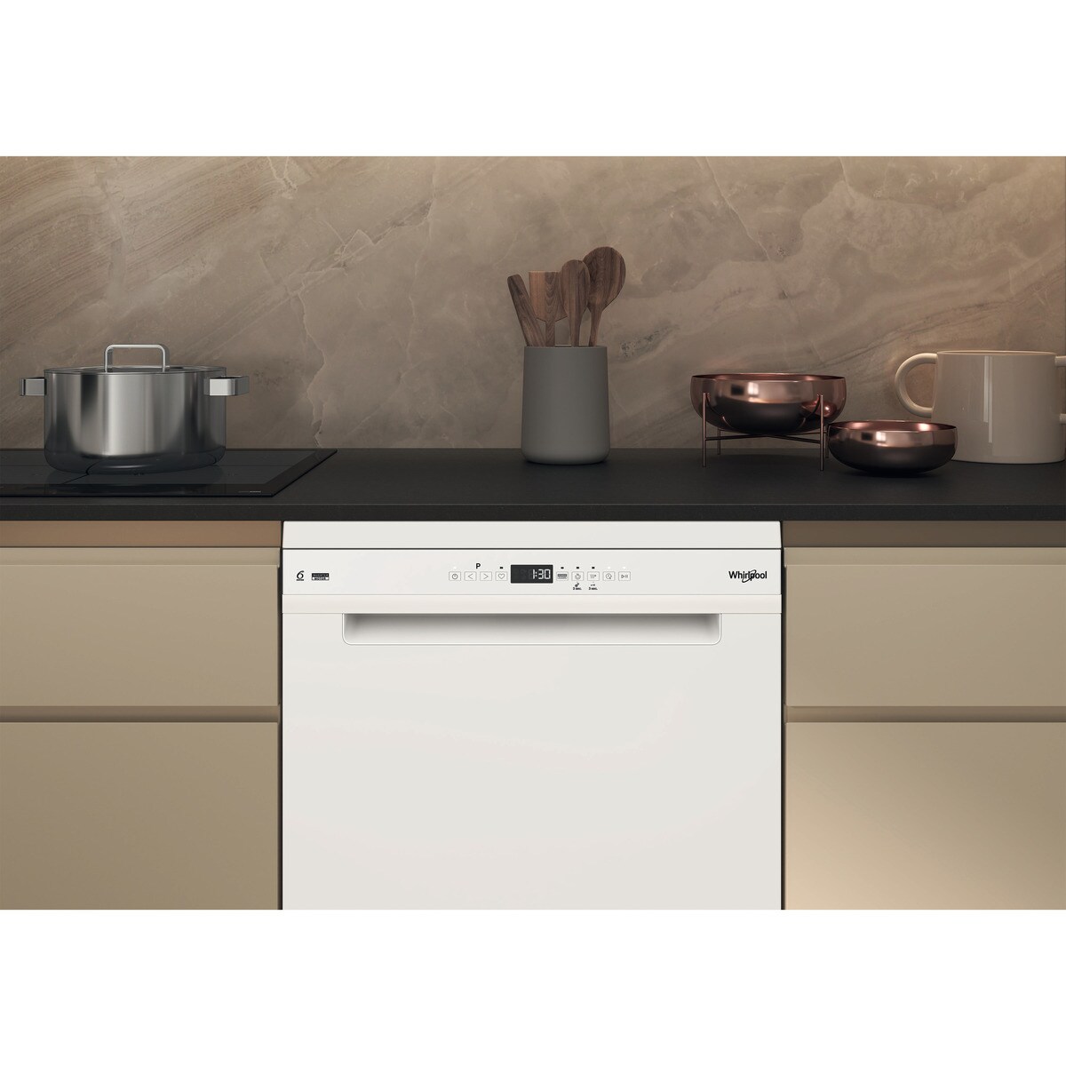 Máquina de Lavar Loiça Whirlpool W7F HP33 A de 15 Conjuntos, 3º Cesto e de 60 cm - Branco Branco-6