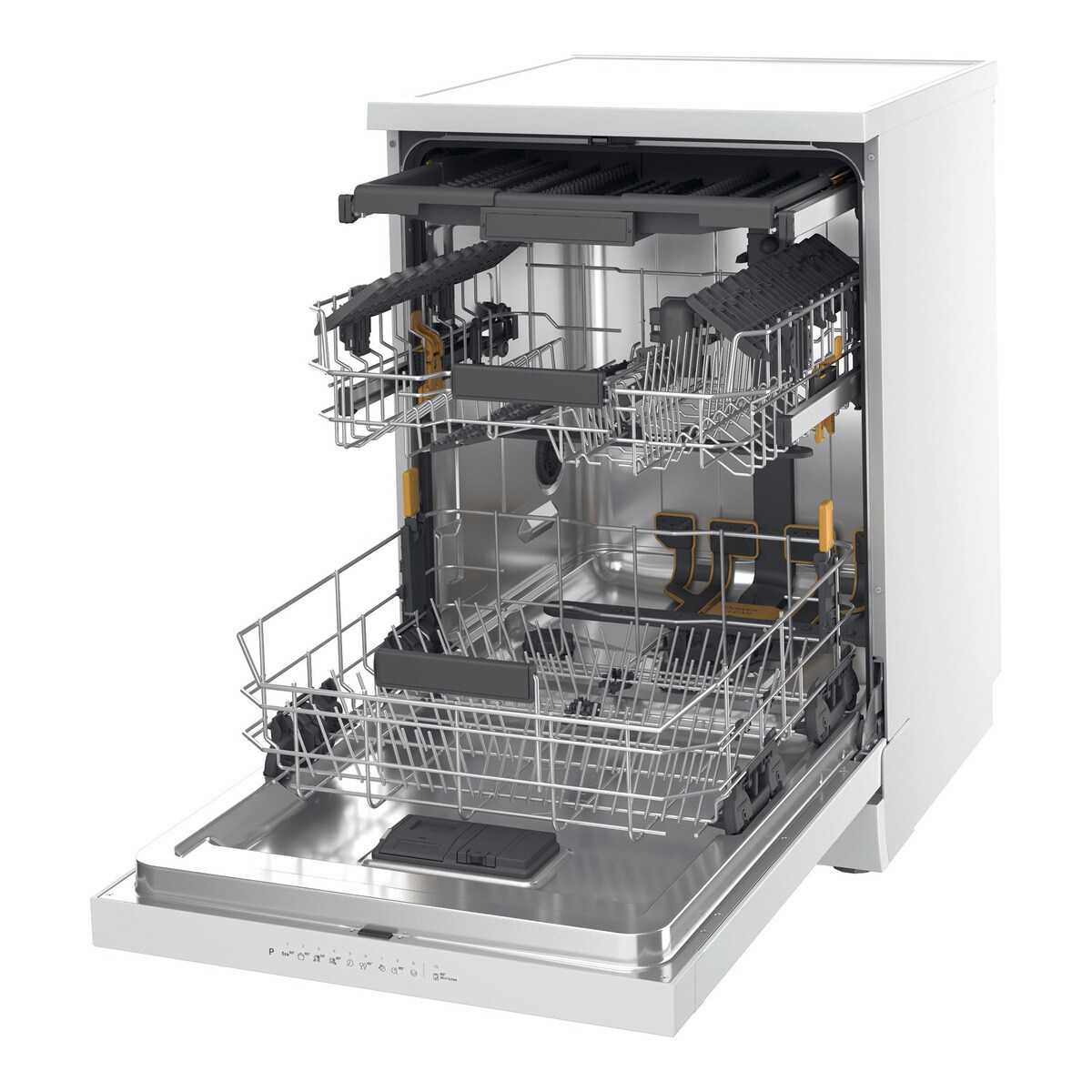 Máquina de Lavar Loiça Whirlpool W7F HP33 A de 15 Conjuntos, 3º Cesto e de 60 cm - Branco Branco-4