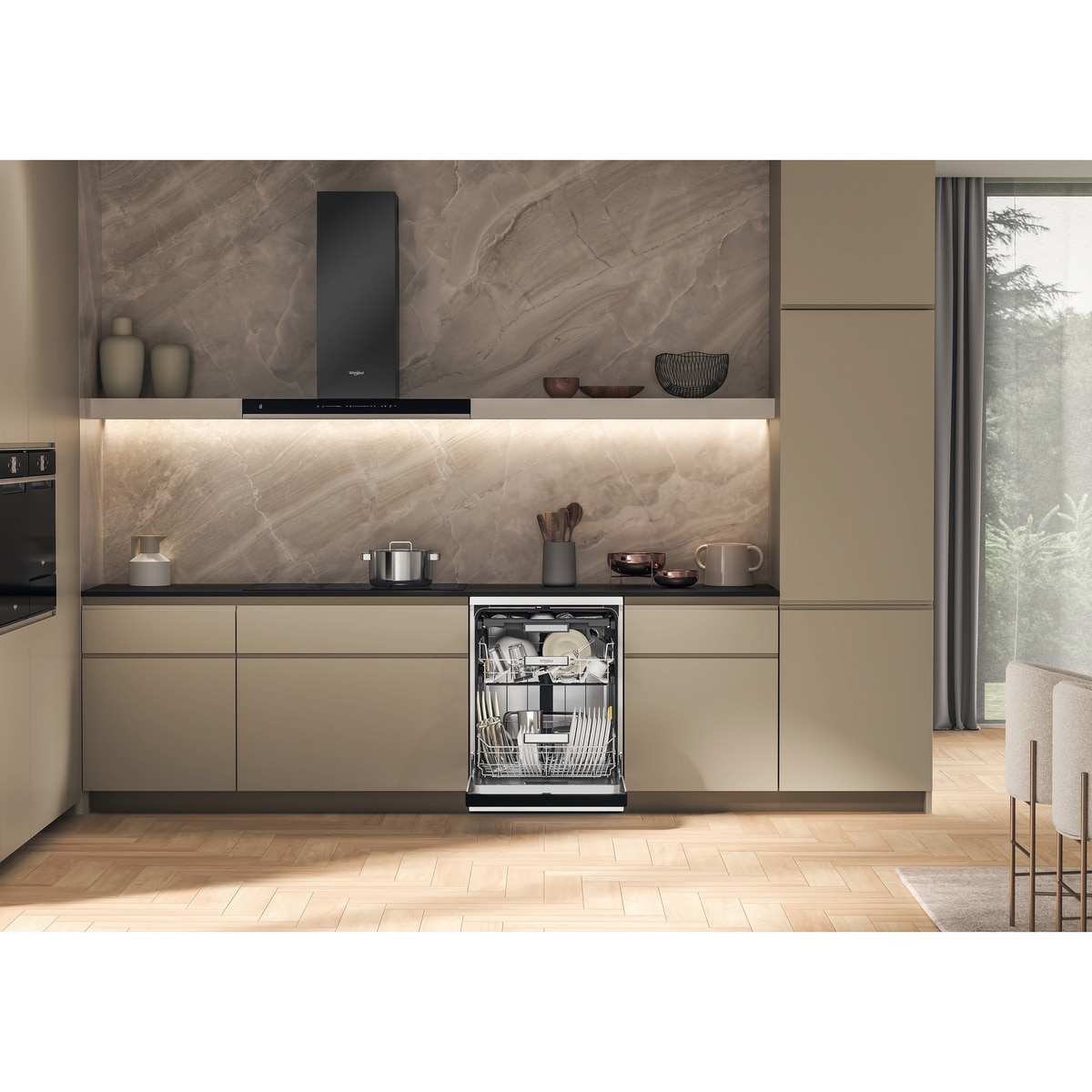 Máquina de Lavar Loiça Whirpool W7F HS51 de 15 Conjuntos 3º Cesto e de 60 cm - Branco Branco-5