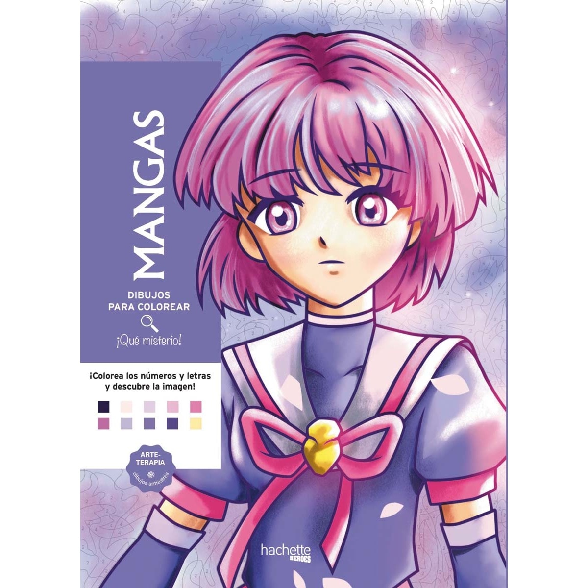 Dibujos para colorear. ¡Qué misterio! Mangas 1